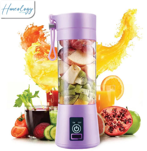Sale Share :  USB Rechargeable Juicer Blender 6 Blades