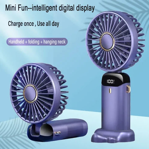 Sale Share :  Neck Hanging Fan Foldable