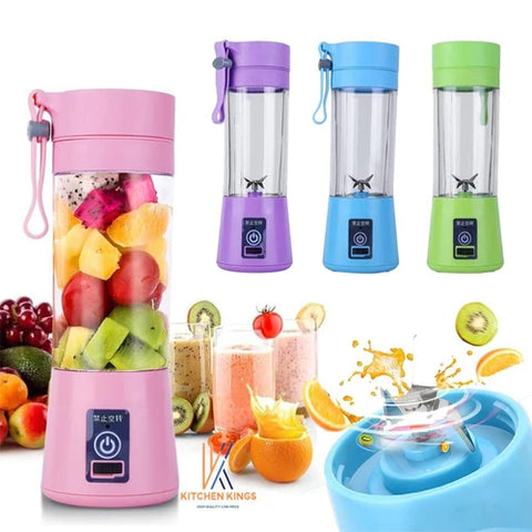 Sale Share :  USB Rechargeable Juicer Blender 6 Blades
