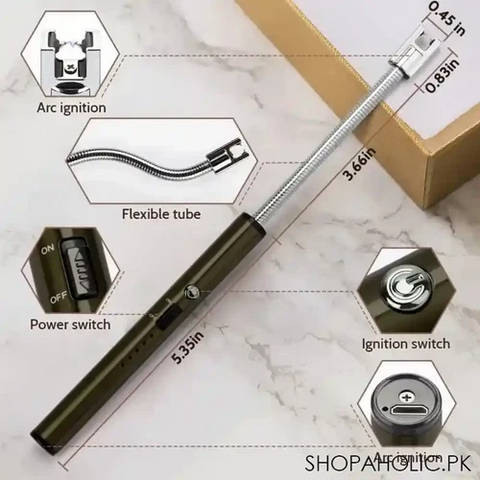 sma Lighter Share :  USB Rechargeable Electric Arc Lighter – Windproof Plasma Lighter
